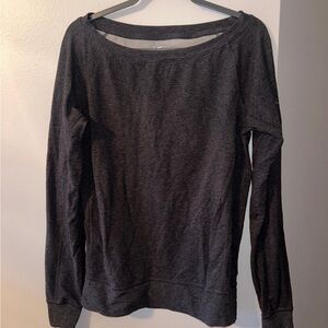 Nike Women's Charcoal Gray Sweatshirt